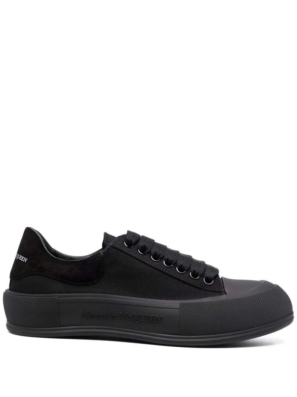 ALEXANDER MCQUEEN Deck low-top sneakers Black