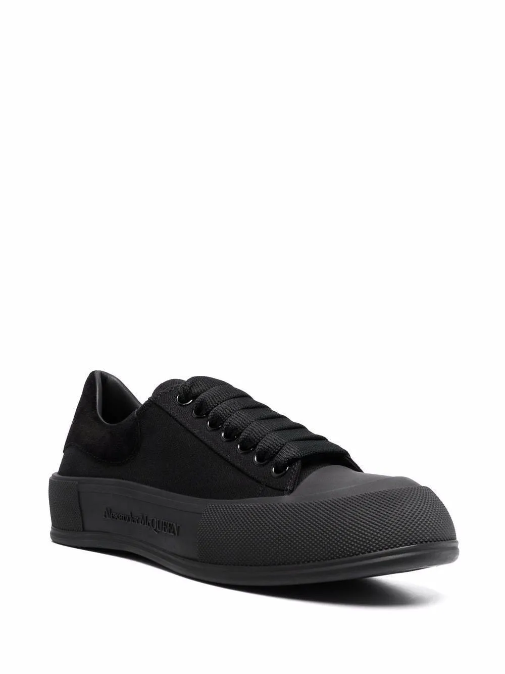 ALEXANDER MCQUEEN Deck low-top sneakers Black