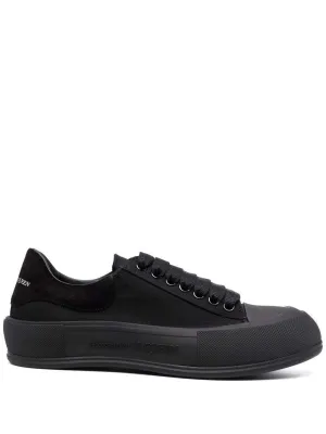 ALEXANDER MCQUEEN Deck low-top sneakers Black