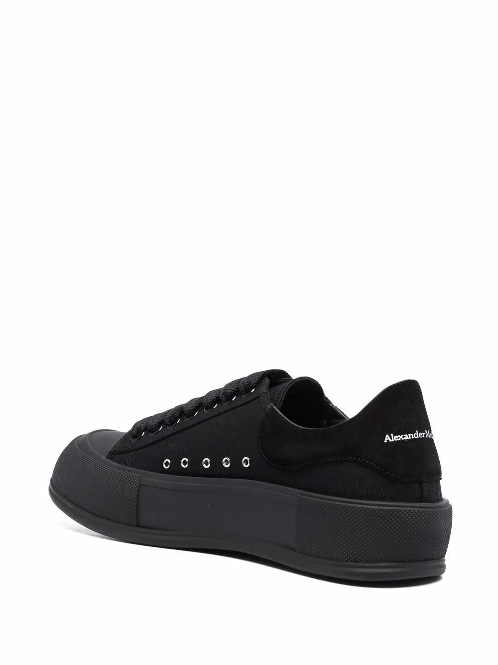 ALEXANDER MCQUEEN Deck low-top sneakers Black