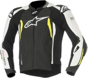 ALPINESTARS GP Tech v2 Jacket - Black/White/Yellow - US 42 / EU 52 3108517-125-52