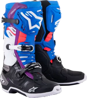 ALPINESTARS Tech 10 Supervented Boots - Blue/Black/White - US 8 2010520-1792-8