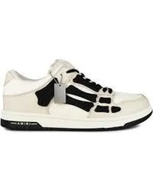 AMIRI SKELETON TOP LOW TRAINERS in Beige