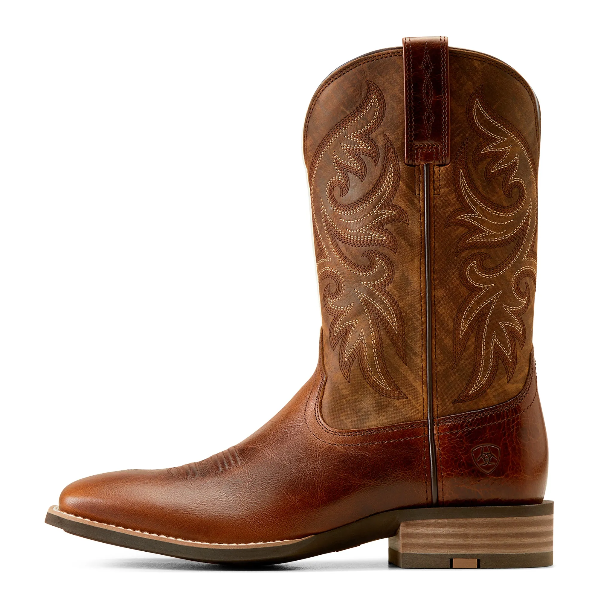 Ariat Men's Slingshot Beasty Brown & Rugged Tan Western Boots 10050936