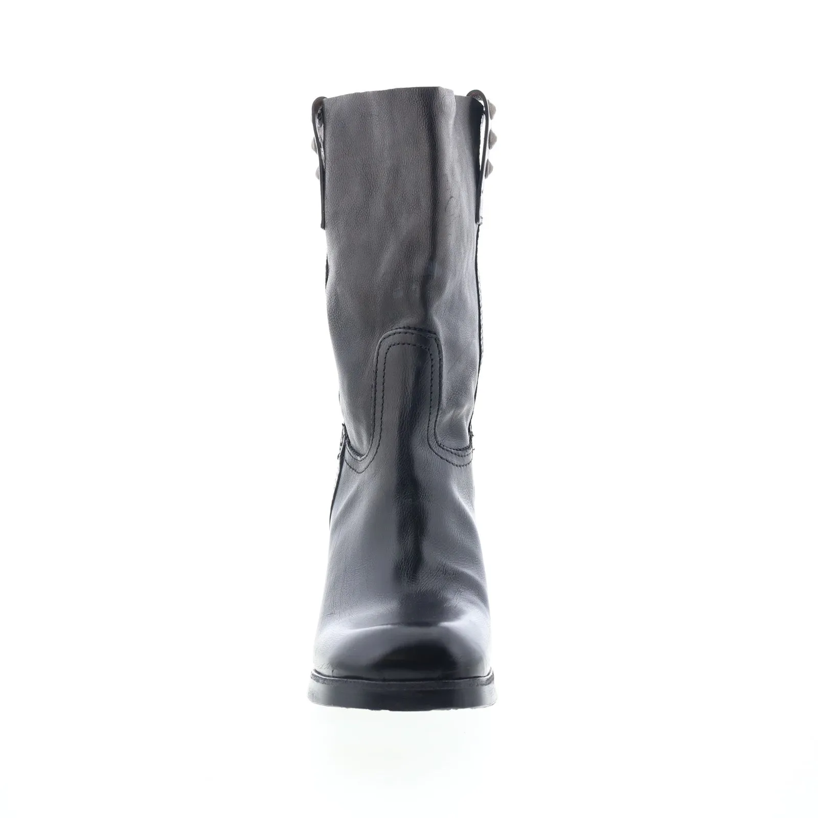 A.S. 98 Lyam Womens Black Leather Slip On Casual Dress Boots