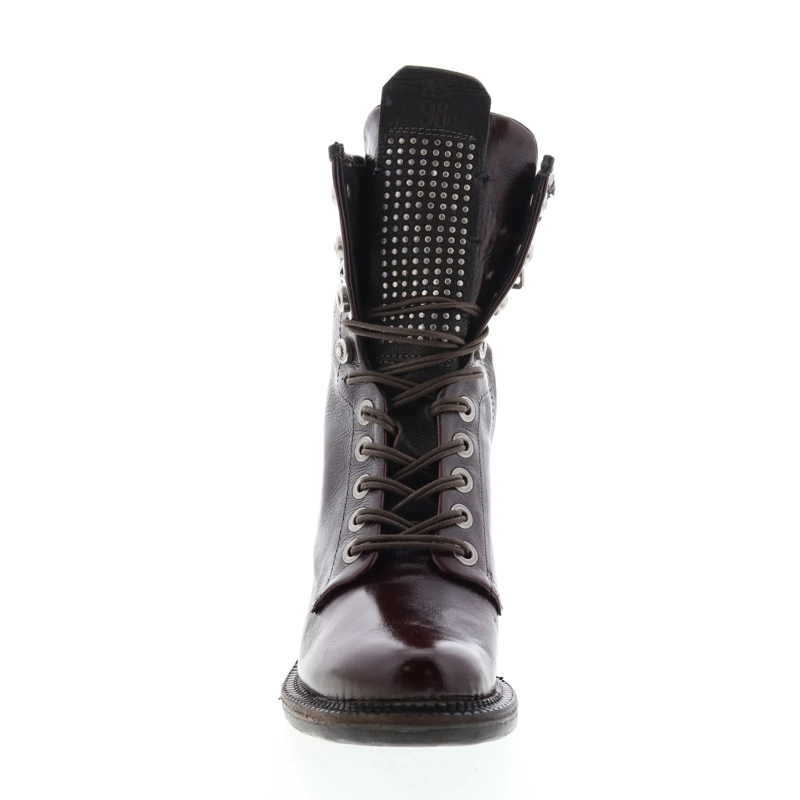 A.S. 98 Saunder A23208-201 Womens Brown Leather Lace Up Casual Dress Boots