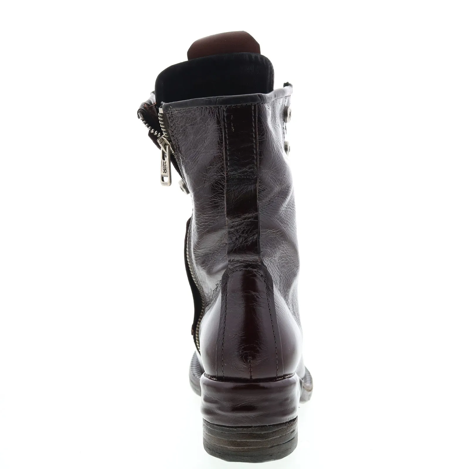 A.S. 98 Saunder A23208-201 Womens Brown Leather Lace Up Casual Dress Boots