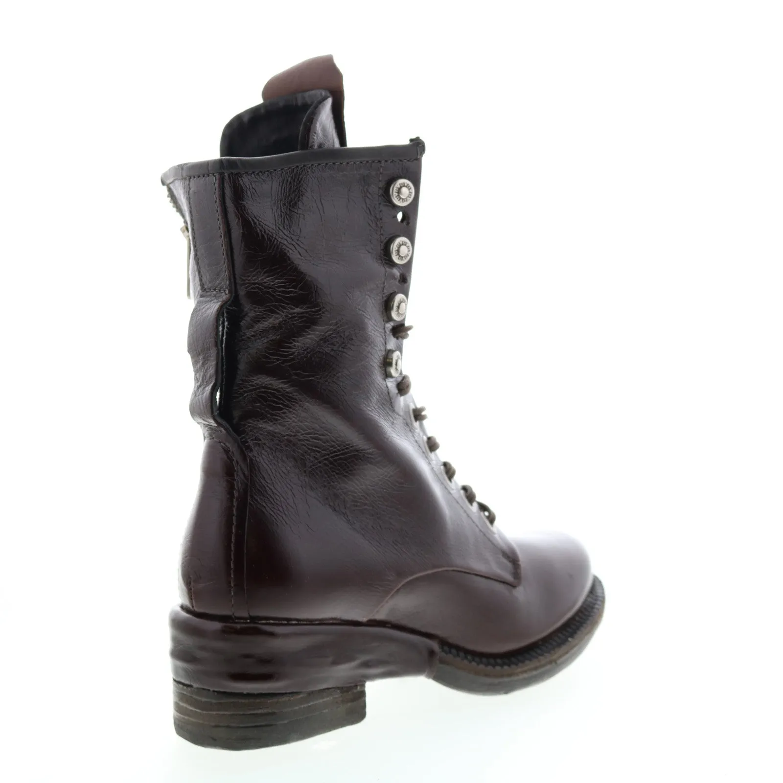 A.S. 98 Saunder A23208-201 Womens Brown Leather Lace Up Casual Dress Boots