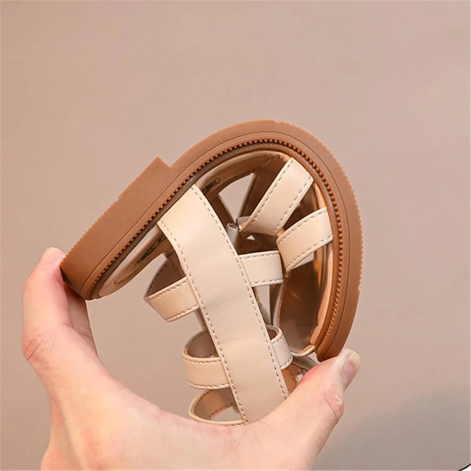 Big Kids Girl Sandals Summer Roman High Top Open Toe Sandals Princess Shoes Daily School Wear Party Sandals for