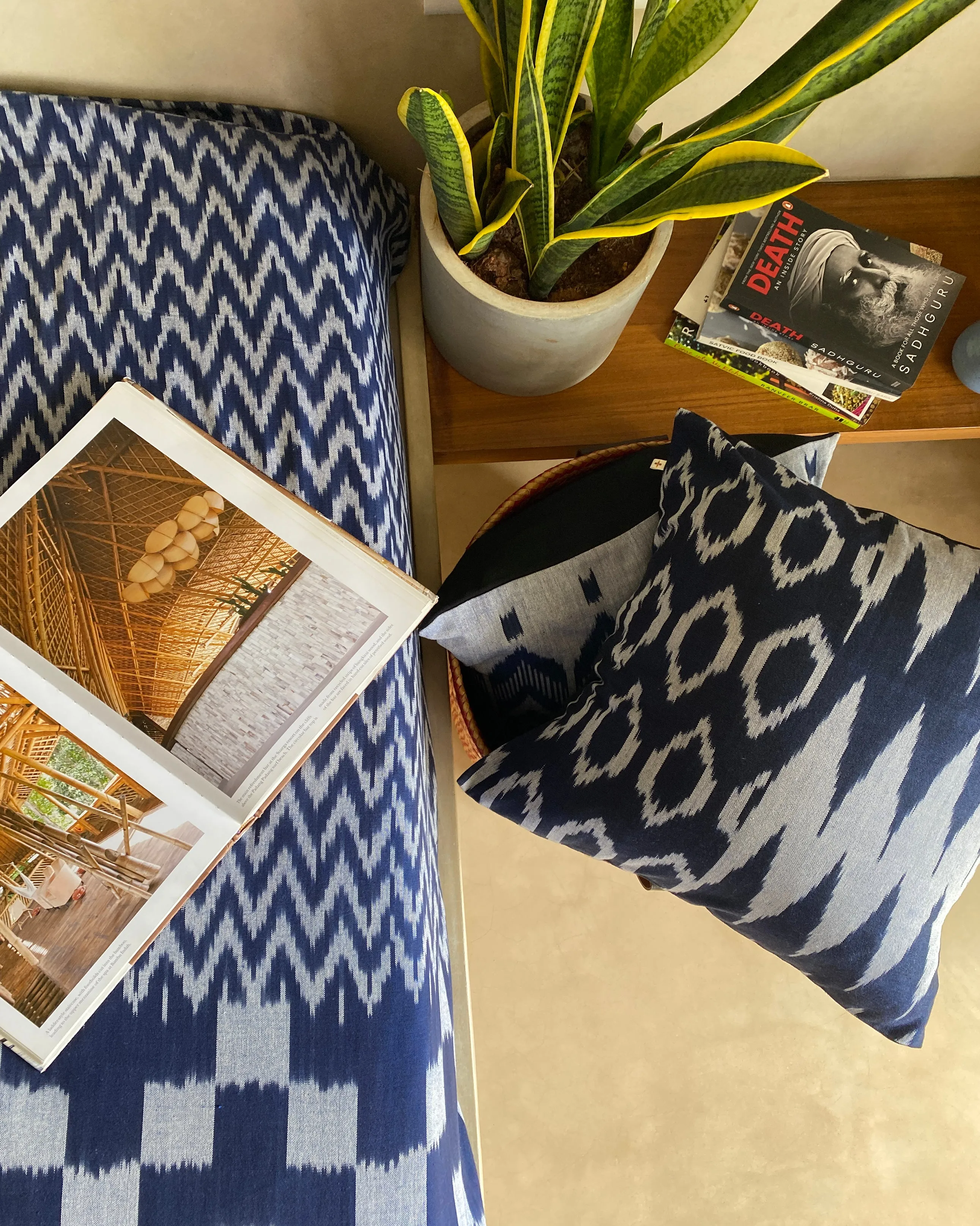 Blue Storm Cushion Cover