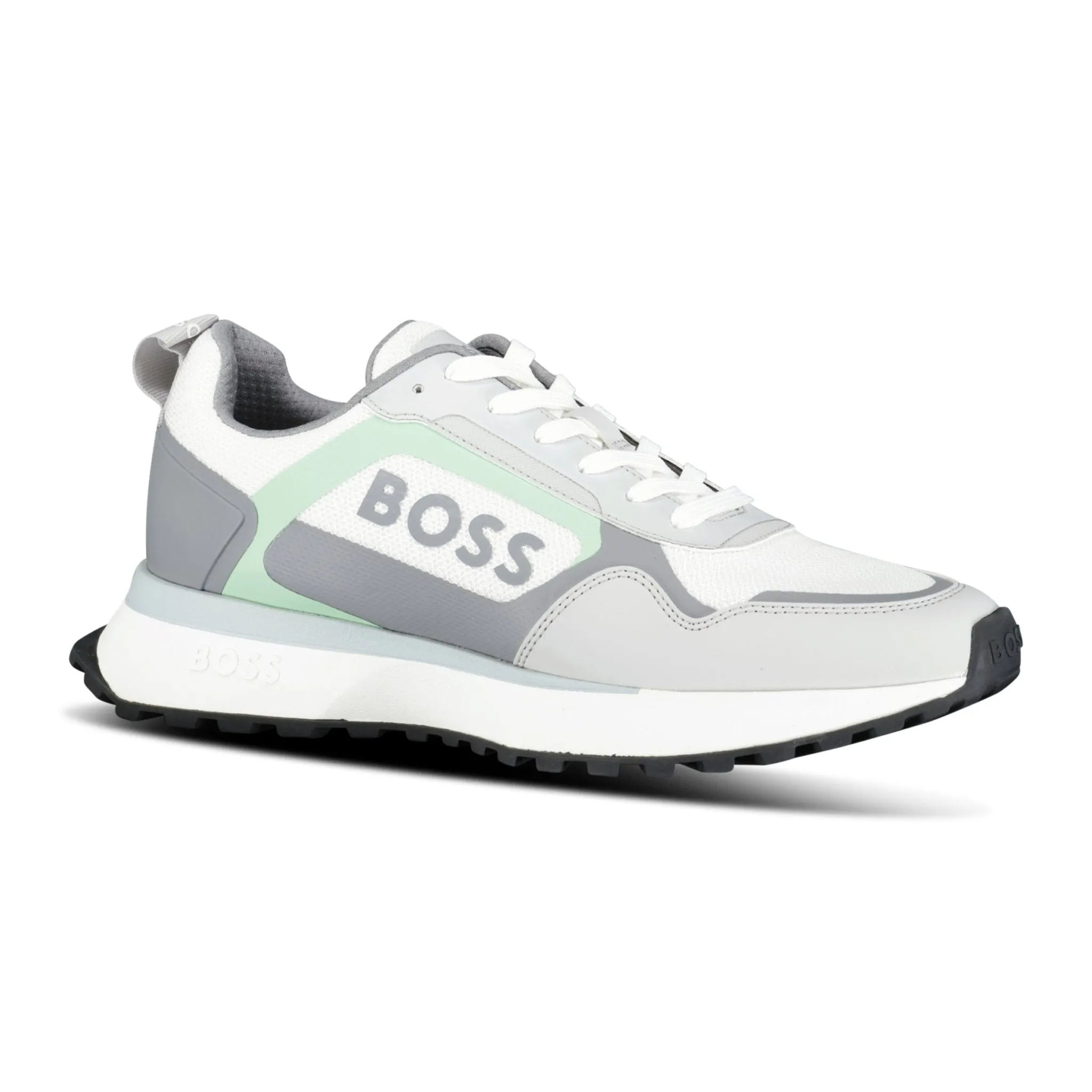 Boss Logo 'Jonah' Trainers Open White
