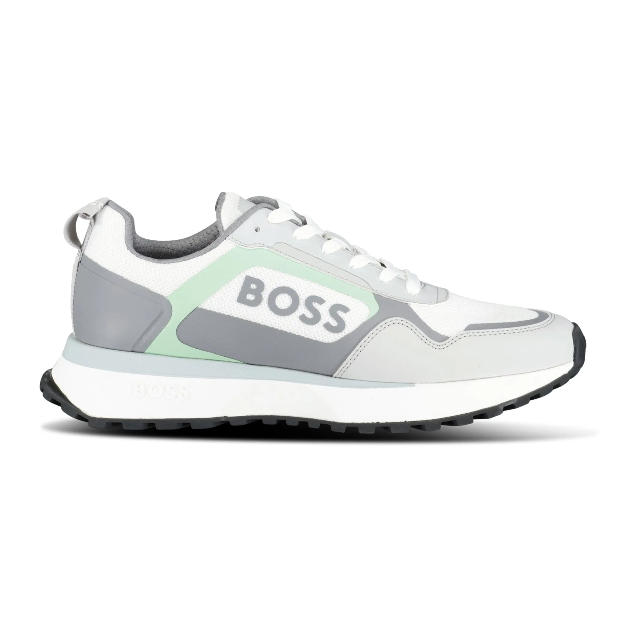 Boss Logo 'Jonah' Trainers Open White