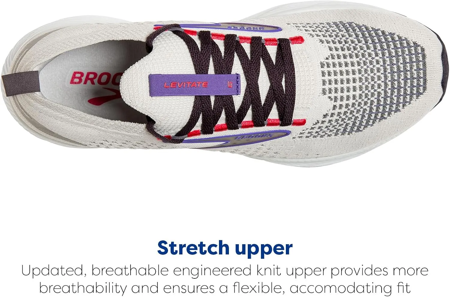 Brooks Mens Levitate Stealthfit 6 Neutral Running Shoe