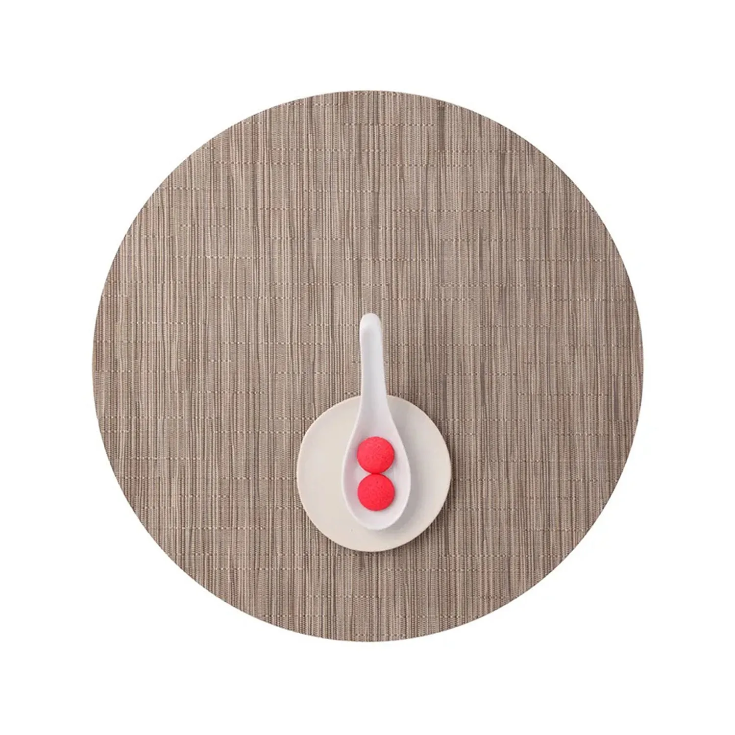 chilewich | placemat round | bamboo dune