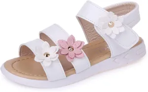 Cross Sandals for Toddler Cross Girls Shoes Non-Slip Sandals Kids Rubber Baby Sandals Flower Baby Shoes