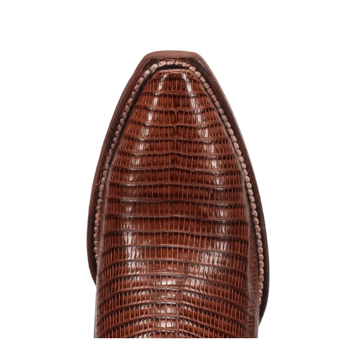 Dan Post Womens Celine Chocolate Lizard Cowboy Boots 6 M