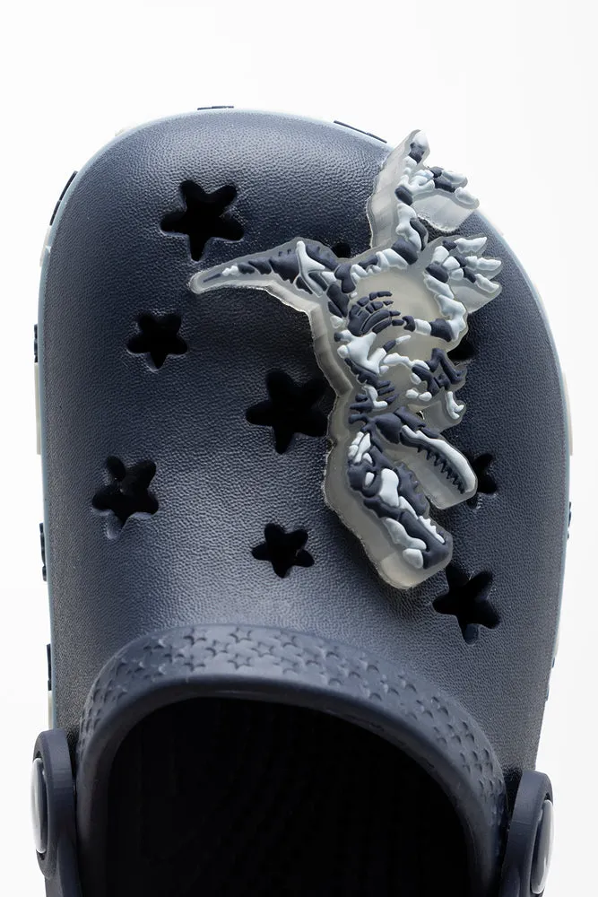 Dino Light Up Clog Navy