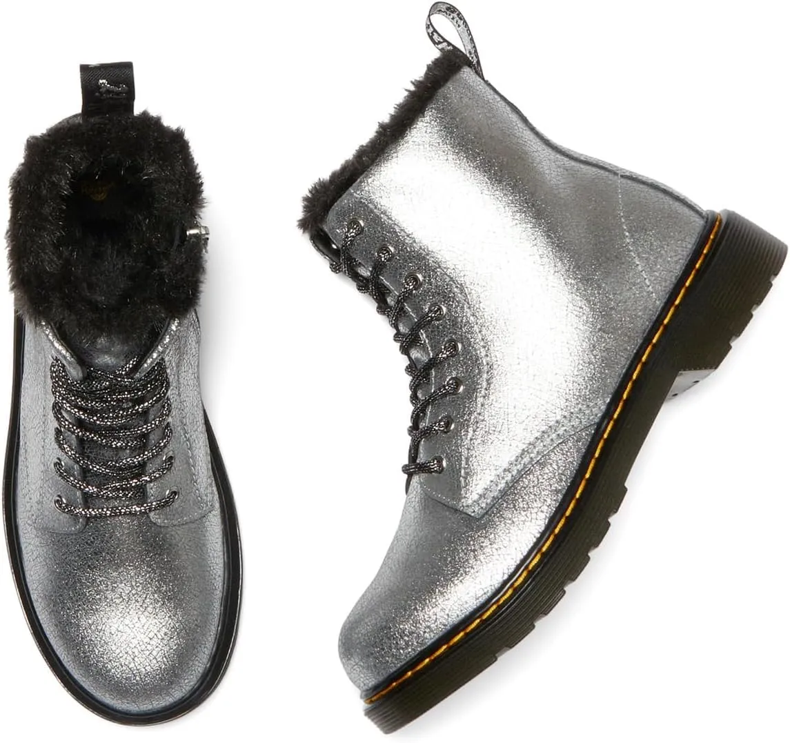 Dr. Martens Unisex-Child 1460 Serena Youth (Big Kid) Ankle Boot