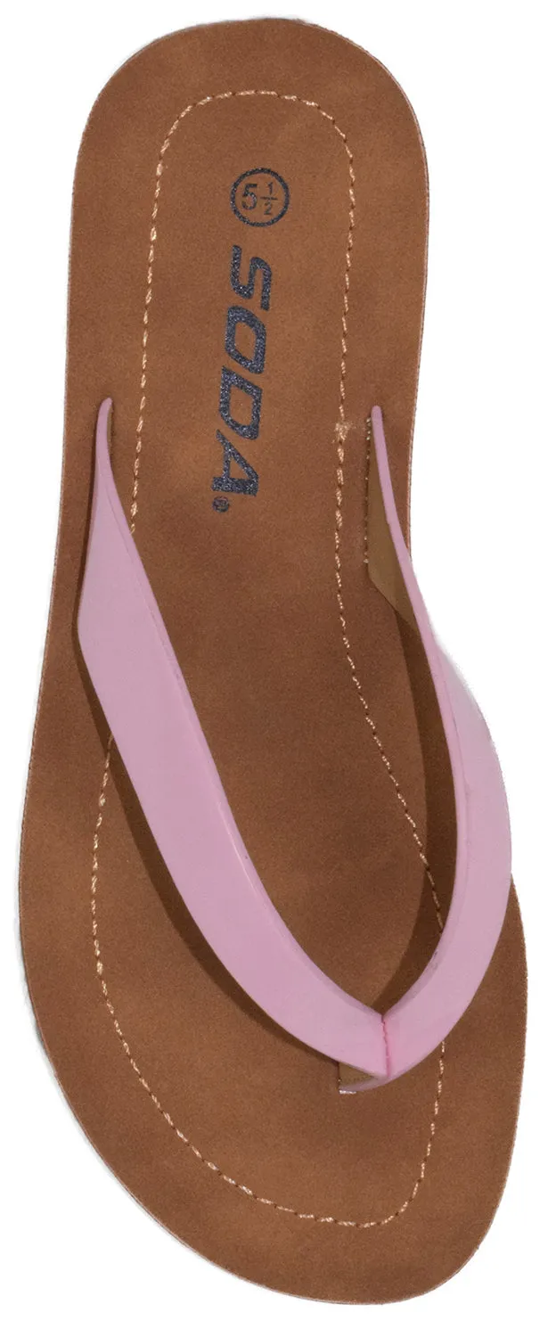 ELLA-S Pink Patent Soda