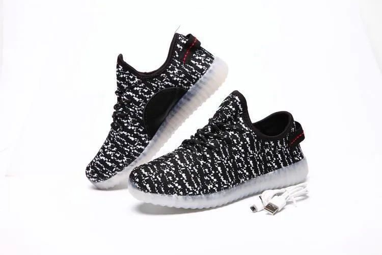 Flashez Infants Black/White - L.E Deezy Shoes