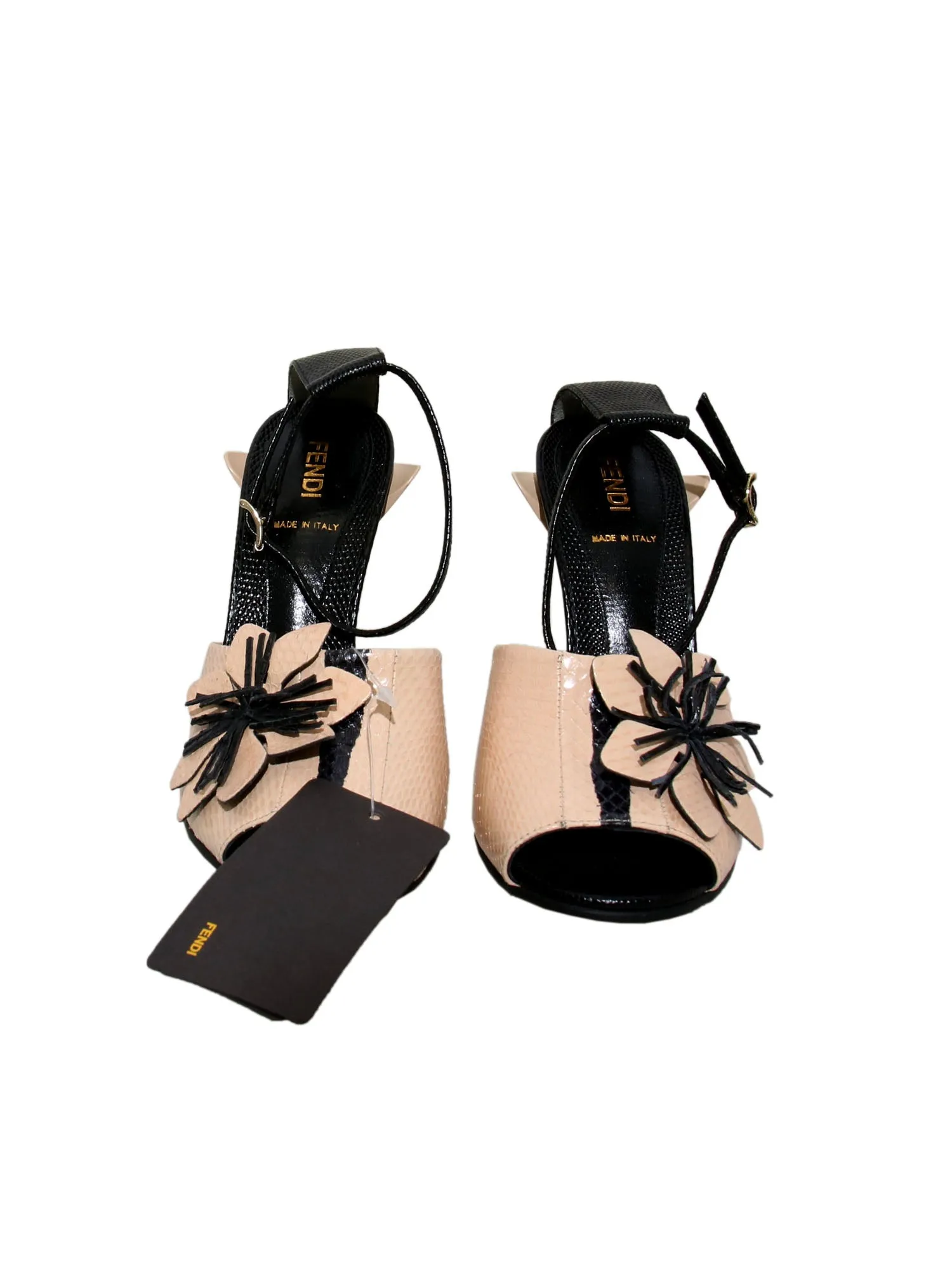 Floral-Accented Sandals