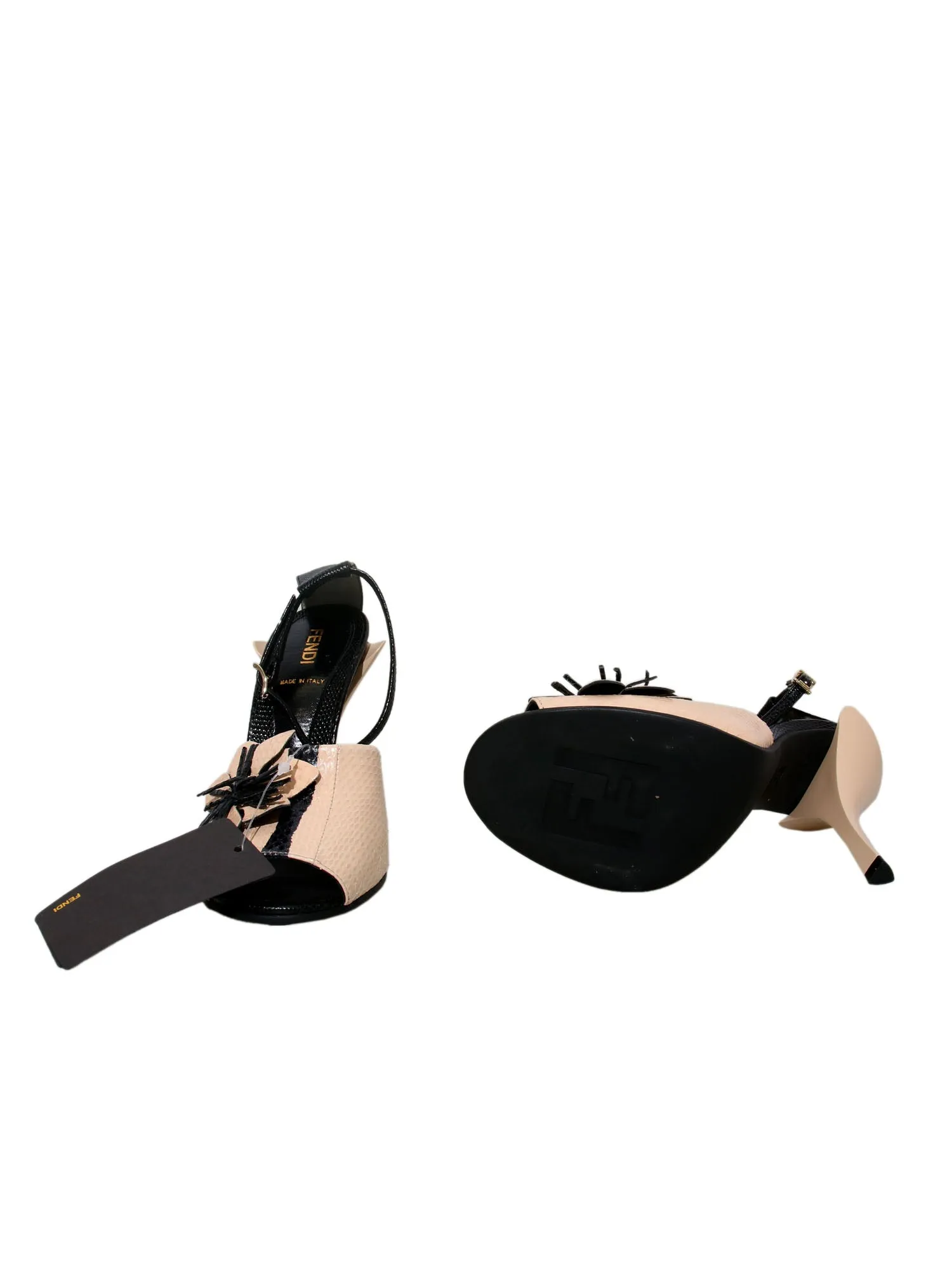 Floral-Accented Sandals