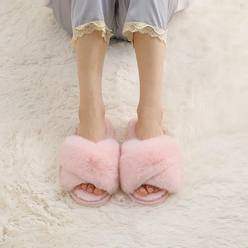 Fluffy Comfy Light Weight Sliders