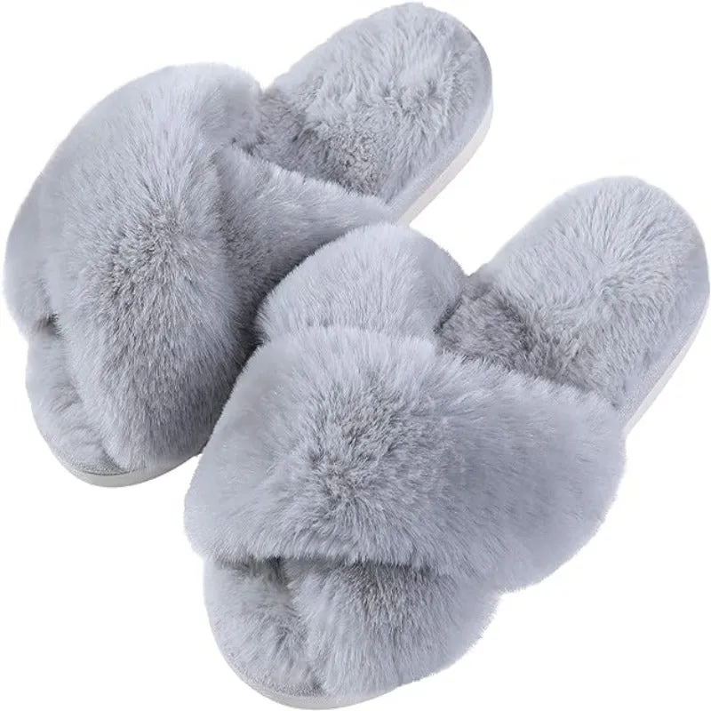 Fluffy Comfy Light Weight Sliders
