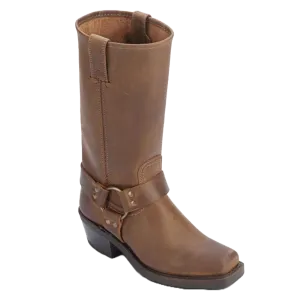 Frye Ladies Harness 12 Tan Western Boots 3477300-TAN