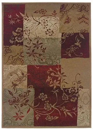 Genesis 080X Red/ Beige Rug
