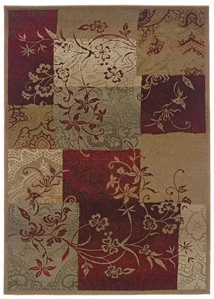 Genesis 080X Red/ Beige Rug