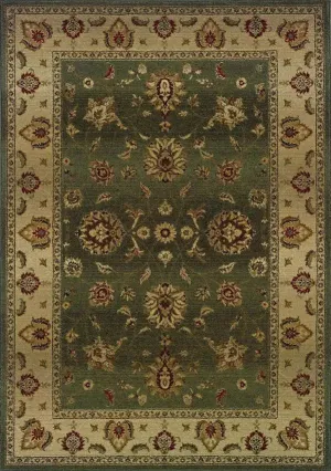 Genesis 34F Green/ Beige Rug
