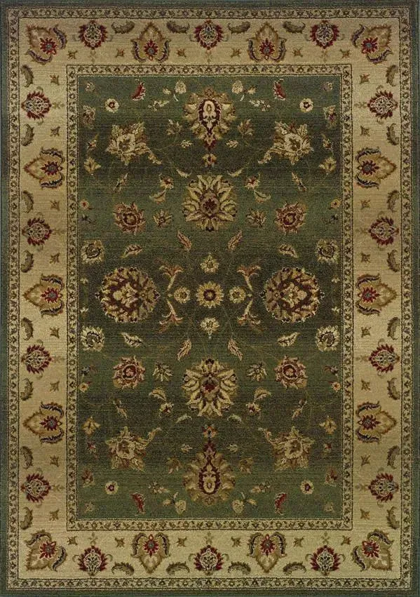Genesis 34F Green/ Beige Rug