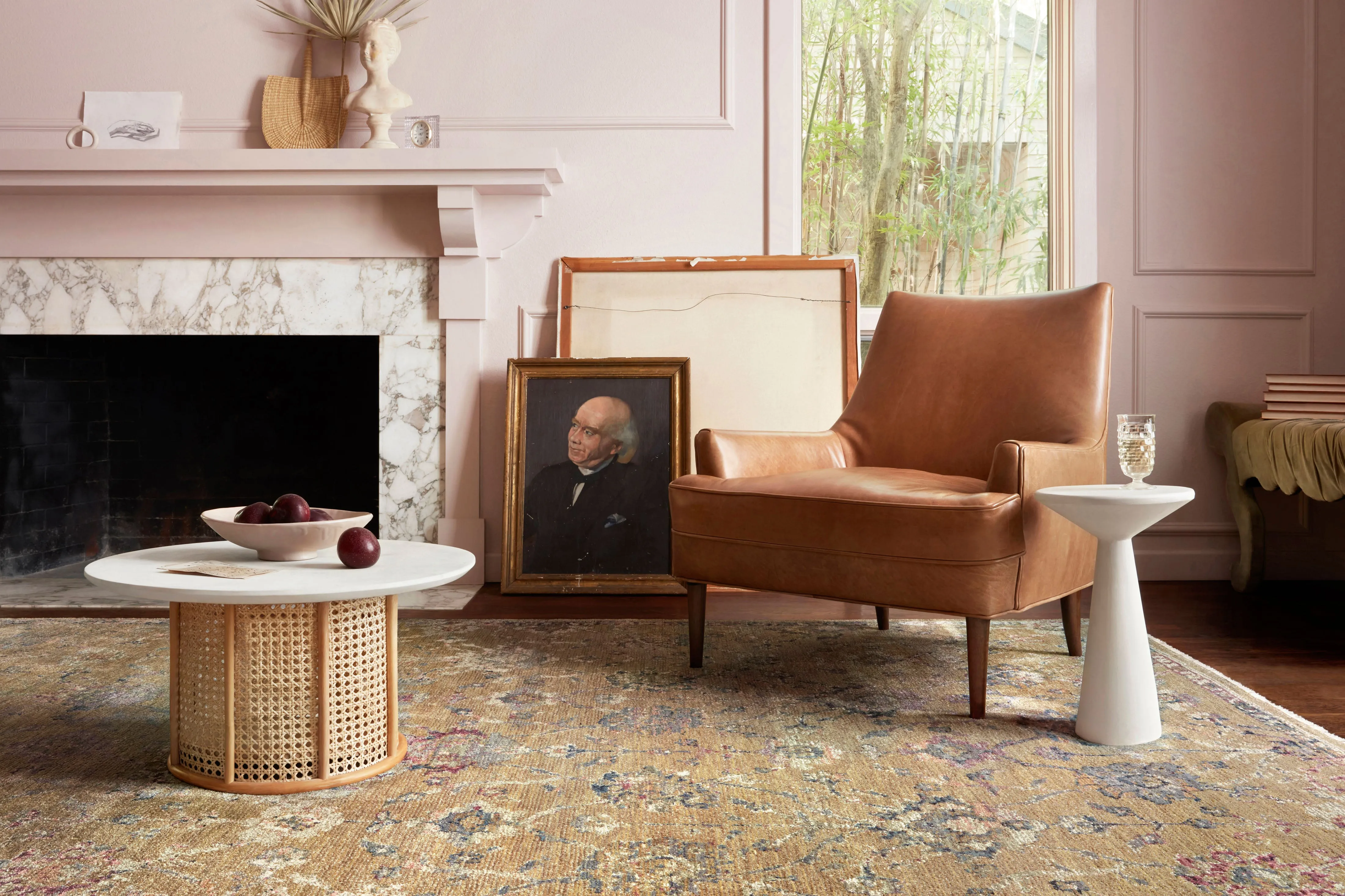Giada Rug in Navy & Multi