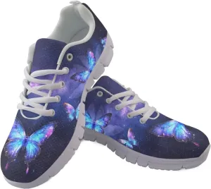 GIFTPUZZ Womens Athletic Walking Sneakers Running Shoes Sports Trainers Low Top Anti-Slip Lace Up Size 5-12