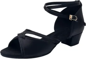 Girls Latin Dancing Shoes Lo Heel Kids Sals Ballroom Dance Shoes for Girls Latin Ballroom Dance Shoes Girls