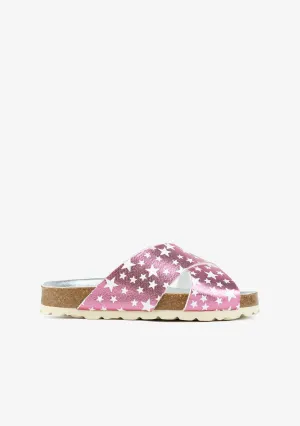 Girl's Stars Pink Bio Sandals