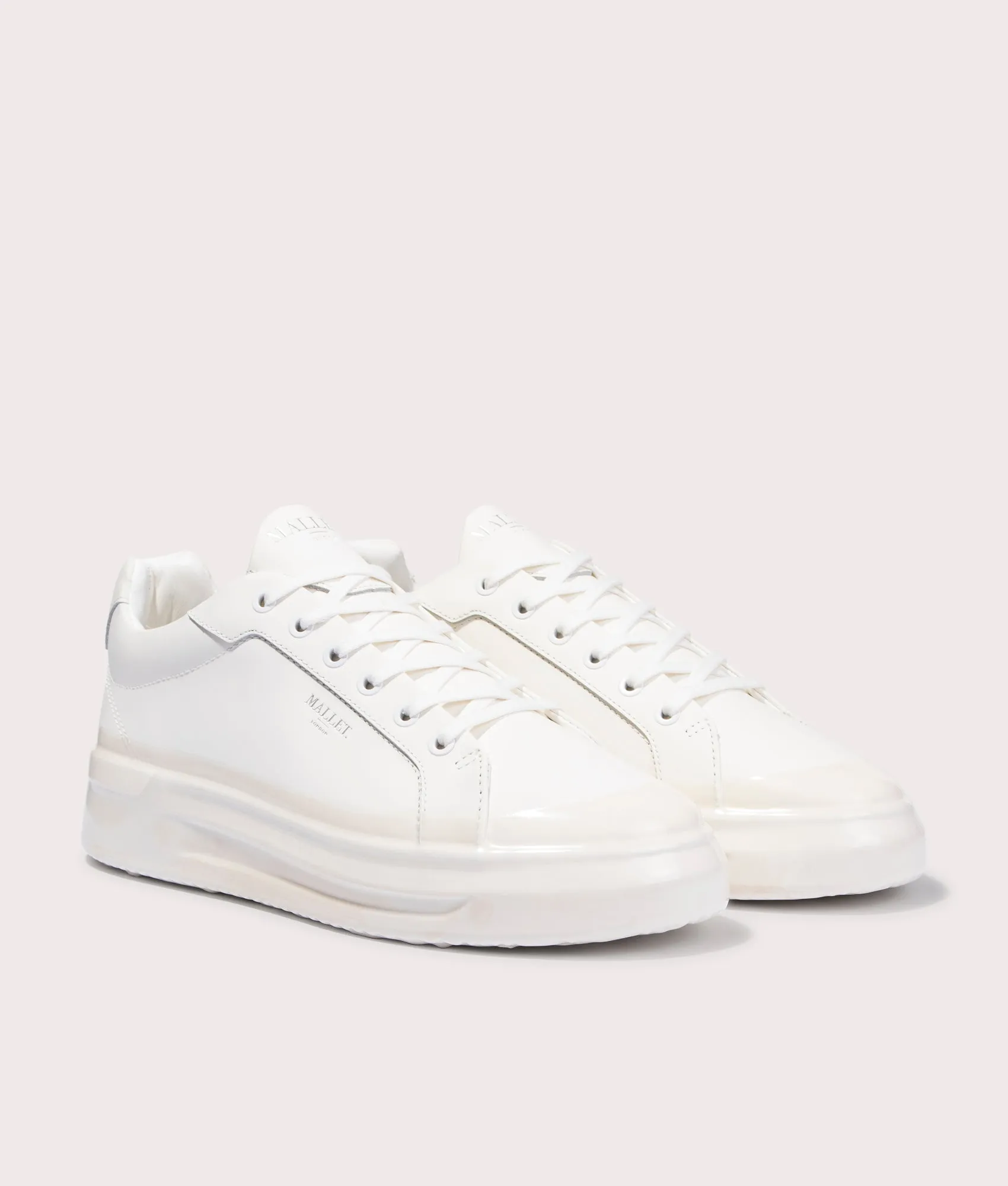 GRFTR White Dip Trainers