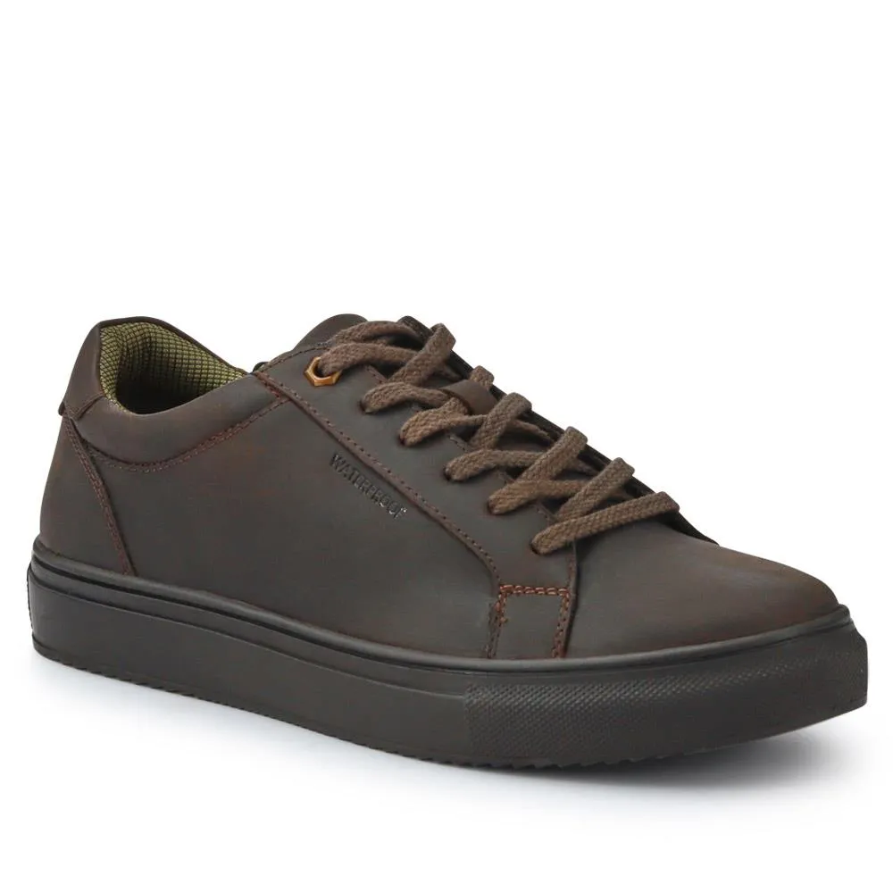 Harlow Cushioned Leather Trainers - HARLOW / 326 971