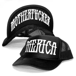 Hat - Trucker: Lowlifes - Merica1