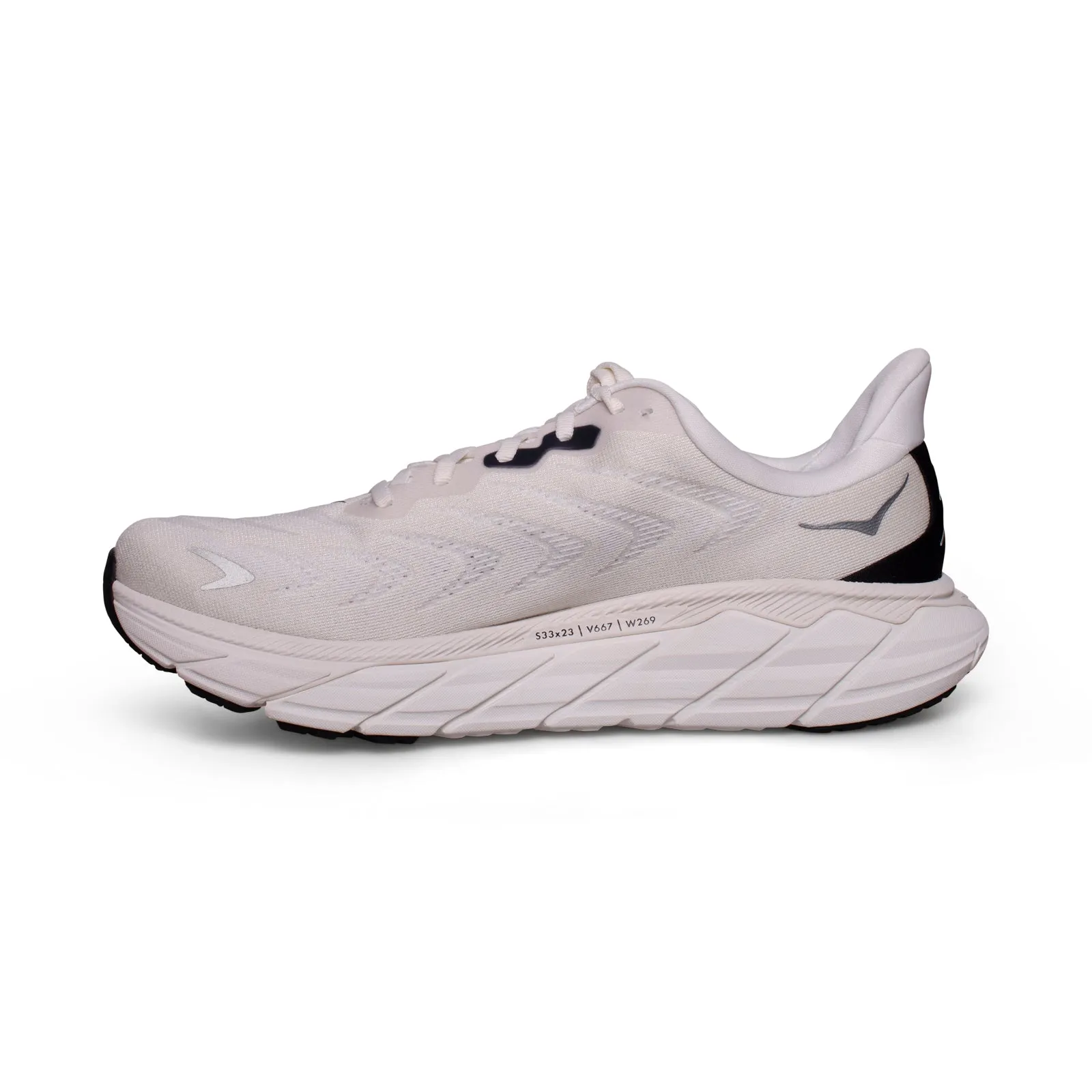 Hoka One One Arahi 6 Blanc De Blanc / Steel Wool Running Shoes - Men's