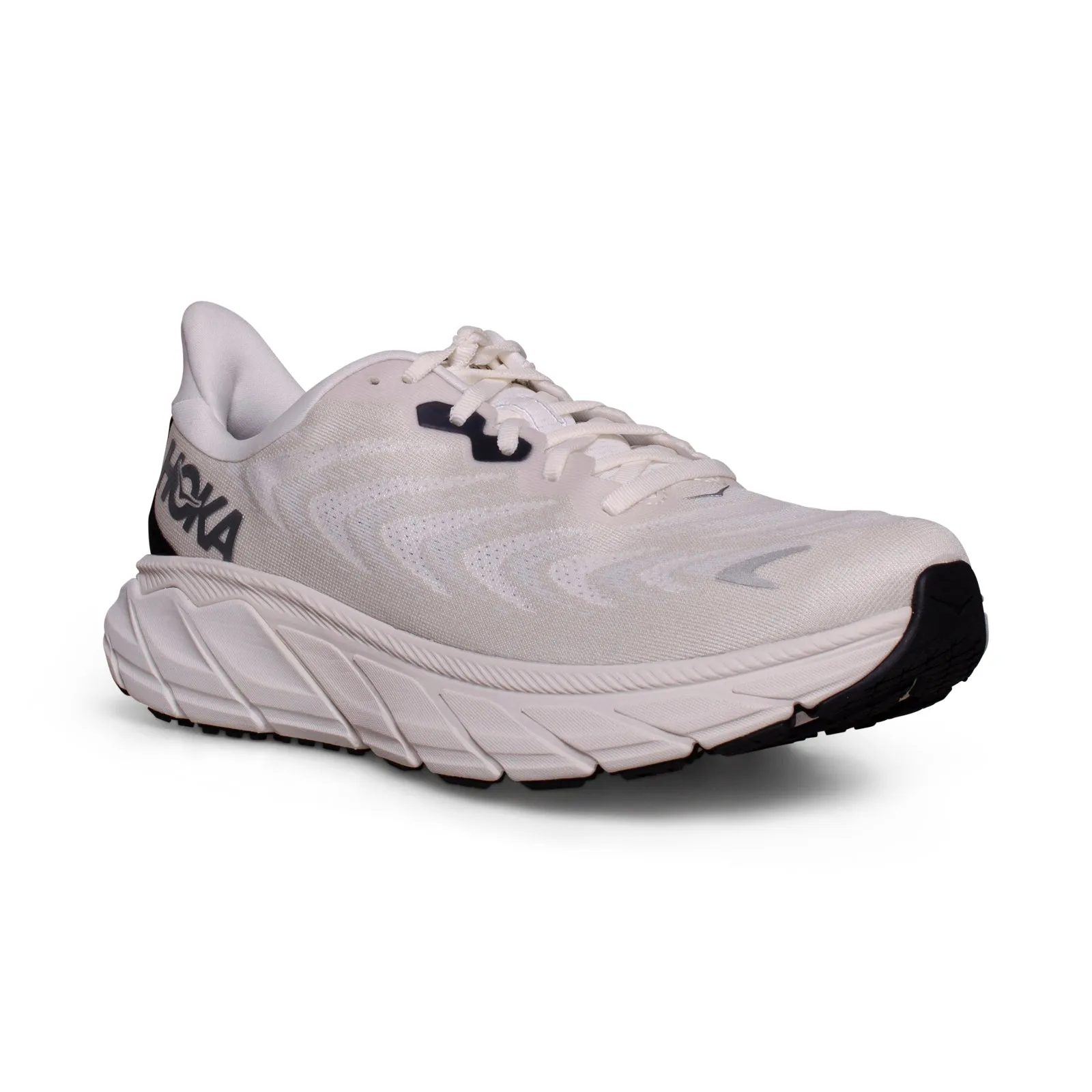 Hoka One One Arahi 6 Blanc De Blanc / Steel Wool Running Shoes - Men's
