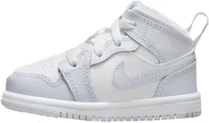 Jordan 1 Mid Baby/Toddler Shoes (FD8782-400, Cobalt Bliss/Neutral Grey/White)