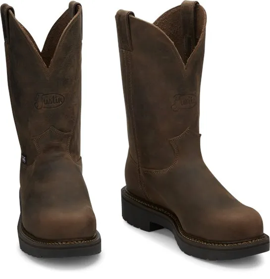 Justin Boot Men's Baluster Pull on Steel Toe Work (4445)