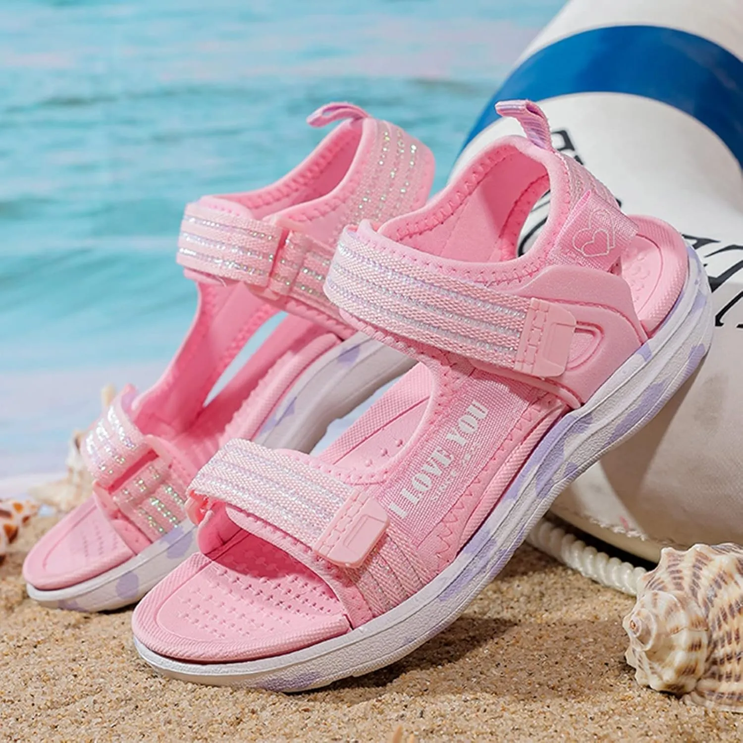 Kids Water Shoes Sandals Light Girl Sandals Big Children Soft Bottom Girls Beach Shoes Girls Dress Shoe