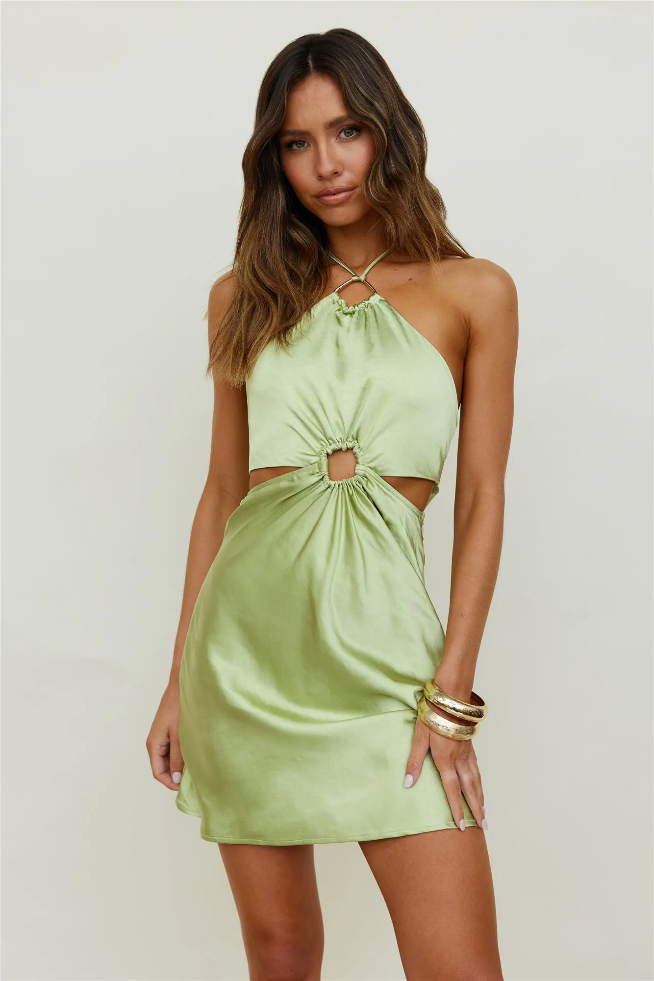 Light Bloom Dress Green