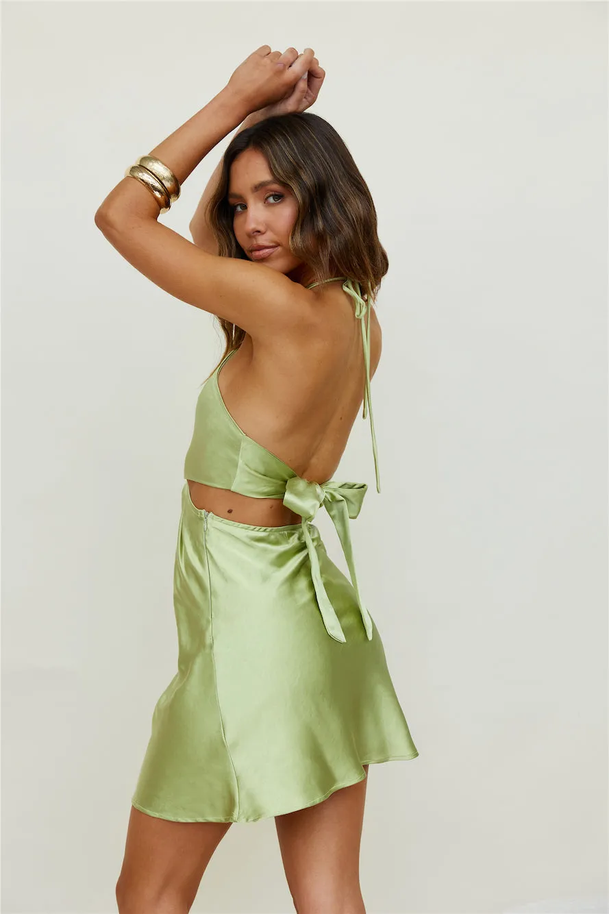 Light Bloom Dress Green