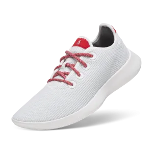 Men's Tree Runners - Blizzard/Bold Red (Blizzard Sole)
