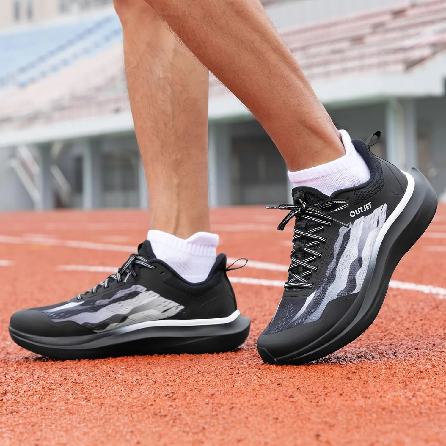 Men's Ultra-Lightweight Road Running Shoes  230g Speed Training Shoes for Jogging, Long-Distance Runs, Gym Workouts & Walking  Breathable Athletic Sneakers for Running
