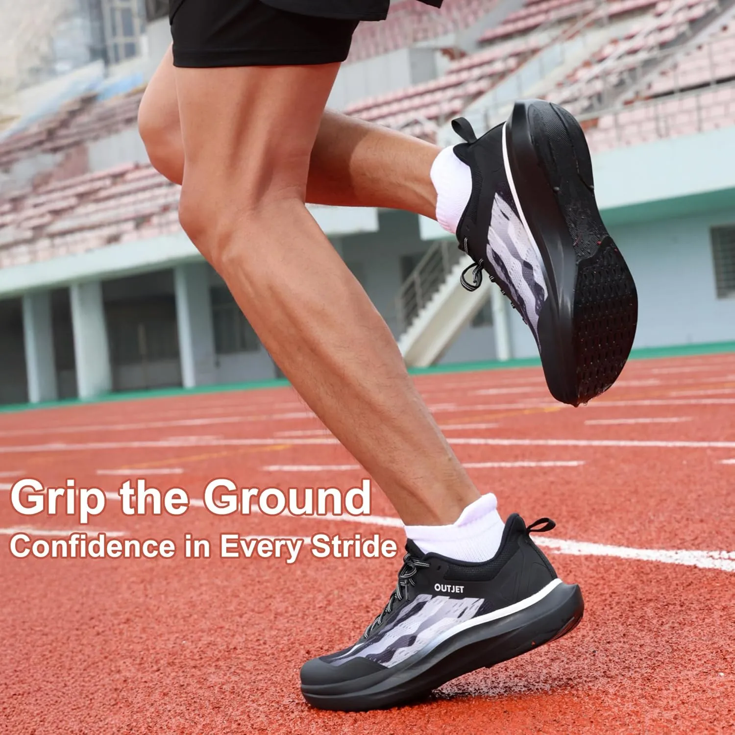 Men's Ultra-Lightweight Road Running Shoes  230g Speed Training Shoes for Jogging, Long-Distance Runs, Gym Workouts & Walking  Breathable Athletic Sneakers for Running